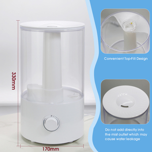 Humidificador ultrasónico eléctrico de 3.5L con vapor frío <span class=keywords><strong>para</strong></span> dormitorio - Product Image 2