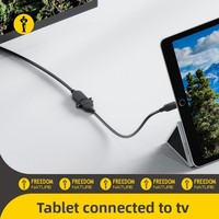 Cable de Extensión Adaptador Macho a Hembra con Bloqueo de Tornillo, Núcleo de Cobre Libre de Oxígeno para Conexión y Compartición de Cámaras de Ingeniería