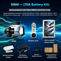 Moteur pour paddleboard, hélice pour paddleboard, hélice pour canoë, hélice électrique pour bateau à dos, équipée de batteries