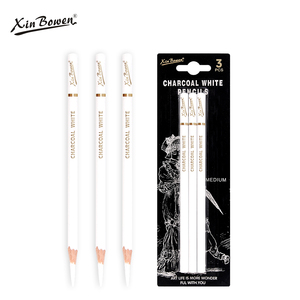 Juego de Lápices de Grafito Xin Bowen, 3 Lápices de Carbón y Lápiz Blanco para Dibujo y Bocetos, Personalizable - Product Image 2