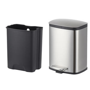 Contenedor <span class=keywords><strong>de</strong></span> <span class=keywords><strong>basura</strong></span> <span class=keywords><strong>de</strong></span> cocina <span class=keywords><strong>de</strong></span> acero inoxidable cepillado a prueba <span class=keywords><strong>de</strong></span> huellas dactilares <span class=keywords><strong>de</strong></span> <span class=keywords><strong>50</strong></span> <span class=keywords><strong>litros</strong></span> - Product Image 6