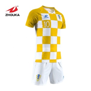 2019 hot sale breathable Men sportswear soccer wear football jersey - Product Image 4