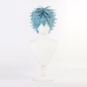 Peluca de Cosplay Ainizi de 30 cm, Cabello Corto Azul Claro, Personaje de Kawata Soya de Tokyo Revengers - Product Image 2