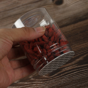 Plastic Food Packaging Jar 65mm Cylinder Airtight Clip On Lid For Dried Fruit Herbal Tea Kitchen Storage - Product Image 3