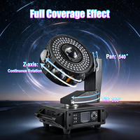 Projecteur laser RVBW 120W à tête mobile, faisceau lumineux stroboscopique DMX512, activé par le son, 2 faisceaux 540° Pan/320° Tilt, éclairage de scène pour DJ et soirées