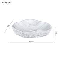 Landerstone Volakas Blanc Lavabo Toilette Marbre Salle De Bains Lavabo Hôtel Chambre Marbre Lavabo Lavabo
