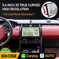 Écran tactile capacitif incurvé de 11,4 pouces pour autoradio de tableau de bord pour Land Rover Discovery 5 LR5 L462 2017-2020 Android GPS DSP 1 an
