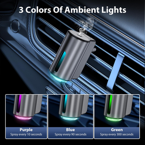 Diffuseur d'huiles essentielles pour voiture rechargeable par USB, diffuseur d'arômes ultrasonique miniature sans eau, portable - Product Image 4