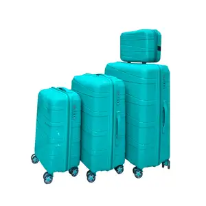 Trolley travel suitcase luggage cover polyester luggage set 3pcs business rolling trolley luggage