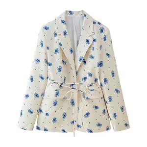 Chaqueta de Traje de Manga Larga con Estampado de Moda Sencilla y Elegante para Otoño - Product Image 2