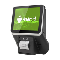 Mini POS untuk Usaha Kecil, Perangkat POS Layar Sentuh yang Dapat Dipasang di Dinding, Mesin Kasir POS dengan Printer