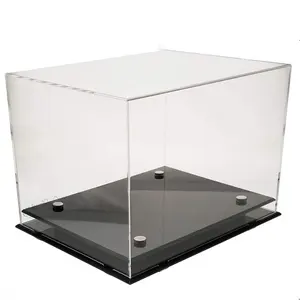 Transparent acrylic soccer ball display case