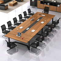 Mobilier de bureau, bureau luxueux, table de réunion de bureau, ensemble de chaises pour salle de réunion, table de conférence moderne