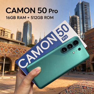 สมาร์ทโฟน Camon 50 Pro 5G ปลดล็อคแล้ว 24GB 512GB โทรศัพท์มือถือ จัดส่งฟรี - Product Image 2