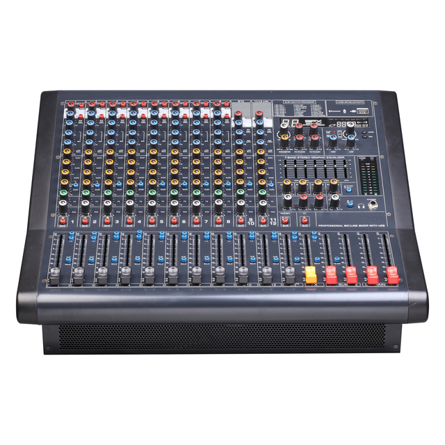 Hot Selling Professional Broadcast DJ Sound System USB Interface Mixer Audio Mixing Console