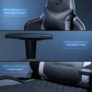 Chaise de jeu d'ordinateur de Massage en cuir Pu pliable noir Offre Spéciale pas cher Silla <span class=keywords><strong>Gamer</strong></span> Racing chaises de jeu avec <span class=keywords><strong>accoudoir</strong></span> 2D - Product Image 3