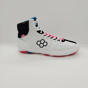 Scarpe da boxe leggere personalizzate da uomo donna con suola in gomma resistente all'usura scarpe da Wrestling traspiranti - Product Image 2