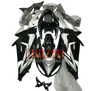 Cuerpo de inyección para <span class=keywords><strong>KAWASAKI</strong></span> <span class=keywords><strong>NINJA</strong></span> ZX 10 R 10R <span class=keywords><strong>1000</strong></span> CC ZX10R 06 07 51LQ.82 ZX1000 2006 <span class=keywords><strong>2007</strong></span> Kit de carenado OEM negro plateado - Product Image 1