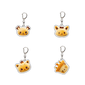 Spot Custom Factory Wholesale UV Printed Fashionable Cartoon Cute Acrylic Student Schoolbag Pen Bag Pendant <b>Key</b> <b>Chain</b> - Product Image 2
