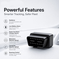 Rastreador GPS Portátil 4G OBD para Auto y Moto, Corte Remoto de Combustible, Rastreo en Tiempo Real, Alerta de Exceso de Velocidad, Monitor de Voz, Android/iOS