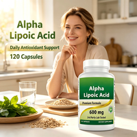 Capsules de complément alimentaire OEM, marque privée, capsules d'acide alpha-lipoïque naturel