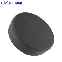 EVERTOOL 6" M14 Tampon de polissage en mousse souple noire pour la restauration de la peinture automobile et des miroirs