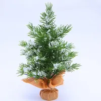 Plantes en pot créatives, décorations de bureau, fournitures de décoration de Noël, plantes en pot artificielles de Noël