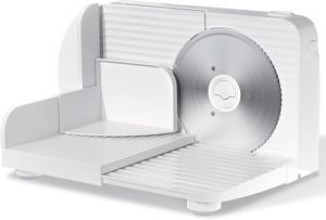 Picadora de Carne Eléctrica de Acero Inoxidable, Rebanadora y Picadora de Alimentos con Grosor Ajustable, Uso Doméstico, Envío en EE. UU. - Product Image 1