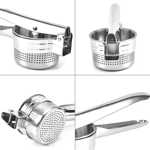 Stainless Steel Manual Juicer Fruit Masher Citrus <b>Orange</b> Juicer Hand Squeezer <b>Press</b> Machine Kitchen Crusher Potato Masher Tool - Product Image 4
