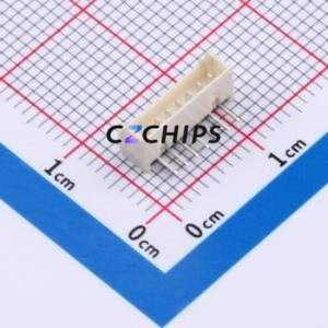 W1251100-7PW2413 Wire-to-<b>Board</b> <b>Pin</b> Header Bent Lead Through Hole,P=1.25mm 1x7P 1.25mm Right Angle Insert PicoBlade (MX 1.25) - Product Image 1