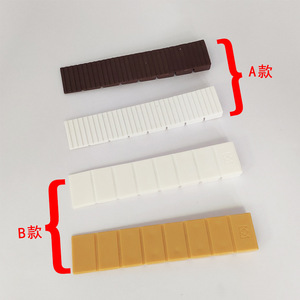 Patins de nivellement réglables en plastique pour meubles, armoires, tables, chaises – Blanc, Marron, Orange – Styles A et B - Product Image 1