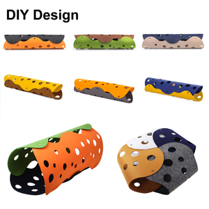 ZMaker Bán Buôn Tùy Chỉnh Màu Sắc Tương Tác Mèo Đồ Chơi Chơi 5 Mét Dày Cảm Thấy DIY <span class=keywords><strong>Cat</strong></span> <span class=keywords><strong>Tunnel</strong></span> - Product Image 4