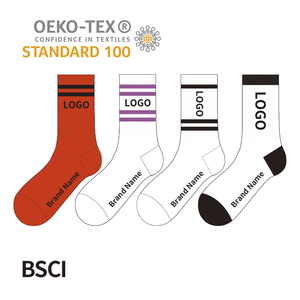 Biểu Tượng Tùy Chỉnh Của Phụ Nữ Vớ Trống Mắt Cá Chân Crew Dài Đầu Gối Cao Ăn Mặc Phòng Tập Thể Dục Vớ <span class=keywords><strong>Ped</strong></span> Mờ Thả Chồn Trái Cây - Product Image 4