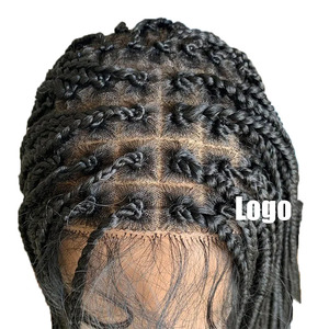 วิกผมถักสามชิ้นขนาด32นิ้วสไตล์แอฟริกันเดรดล็อกสามชิ้นวิกผมถักด้วยมือปัก<span class=keywords><strong>ทั้ง</strong></span><span class=keywords><strong>หัว</strong></span> - Product Image 3