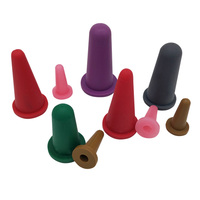 Bouchon en caoutchouc de silicone à bride personnalisée Bouchon en caoutchouc conique triangulaire