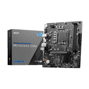 สำหรับ <span class=keywords><strong>MSI</strong></span> <span class=keywords><strong>Pro</strong></span> <span class=keywords><strong>H610M</strong></span>-E DDR4เมนบอร์ดเดสก์ท็อปใหม่ของแท้ช่องหน่วยความจำคู่การ์ดกราฟิกสูงสุด64 GB - Product Image 1