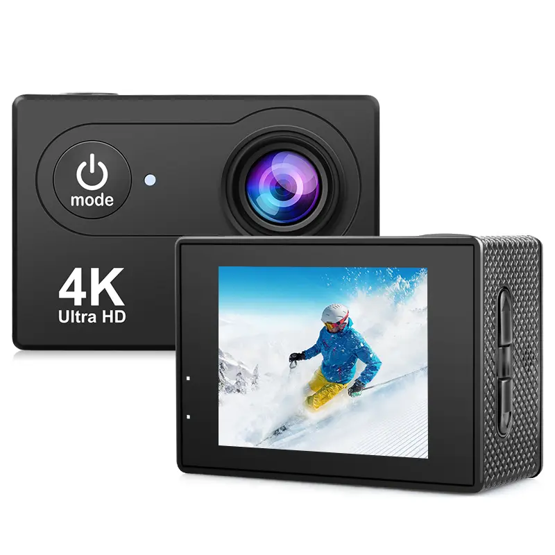 4K30FPS Action Camera 4k HD Underwater Camera 170 Degree Wide Angle 98FT Waterproof Camera