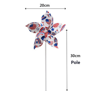 Moulin à vent en plastique PET vierge à sublimation, ornements de pelouse et de <span class=keywords><strong>jardin</strong></span> créatifs pour enfants, décoration de <span class=keywords><strong>jardin</strong></span> et idées cadeaux - Product Image 3