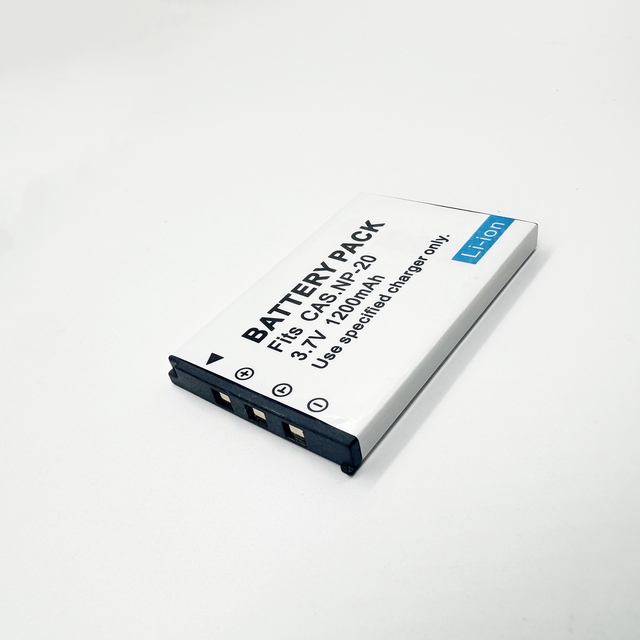 CNP20 Large Capacity 3.7V Battery for Casio NP-20 EX-Z70 Z75 S500S720 S3 Cameras Manufactured Casio Stock Wholesale Available