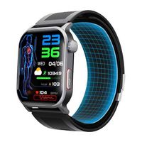 Montre connectée F540 avec pompe à air, tensiomètre, airbag gonflable, ECG, surveillance du rythme cardiaque et du sommeil pour Android iOS