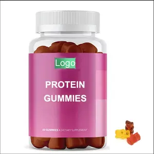 OEM-Eigenmarke Gummibonbons Protein-Supplements Protein-Kollagen-Schlankheitsgummibärchen Vor-Workout-Gummis