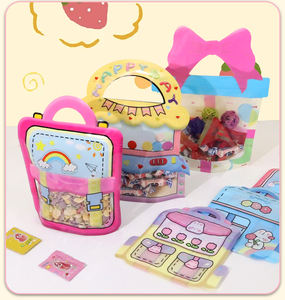 Toptan Özelleştirilmiş Sevimli Sırt Çantası Şeklinde Doğum Günü Partisi Karikatür Jöle Atıştırmalık Hediye Şeker Çantası Saplı Nem Geçirmez Taşınabilir Stand - Product Image 4