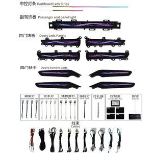 <span class=keywords><strong>Ruban</strong></span> d'éclairage d'ambiance de <span class=keywords><strong>voiture</strong></span> coloré pour Honda Civic/Integra 2022-2025 - Product Image 1