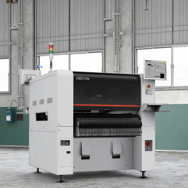 Used Reconditioned SMT Pick and Place Equipment with 6 Head System LED Component Placement Machine DECAN F2