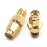 Adaptador Coaxial RF SMA Hembra a SSMA Macho, Conector de CC a 18 GHz (Opcional)