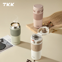 Mug à café isotherme en acier inoxydable 316 à double paroi, 15 oz (500 ml), anti-fuite, résistant à l'eau bouillante, vente en gros