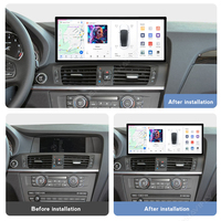 DUDUAUTO 12.3 "DUDU7 Autoradio Stéréo Intelligent Lecteur Multimédia Écran Autoradio Stéréo pour BMW X3 F25/X4 F26 NBT CIC