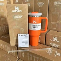 Gobelet isotherme sous vide en acier inoxydable 304 de 40 oz avec affichage de la température et paille, design portable pour cadeaux d'affaires - Coffret cadeau