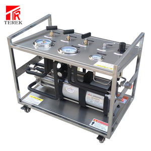 Pompe de surpression TEREK à cadre en acier inoxydable haute pression, cylindre pneumatique à <span class=keywords><strong>double</strong></span> entraînement pour équipement de remplissage et de test de <span class=keywords><strong>gaz</strong></span> - Product Image 2
