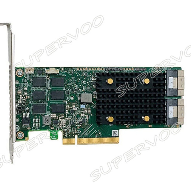 MegaRAID 9560-16i 12GB Tri-Mode SAS SATA NVMe PCIe 4.0 SFF-8654 RAID Controller 05-50077-00 16 Ports 12gb/s Raid Card Original